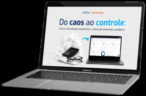 Do caos ao controle, ebook no computador