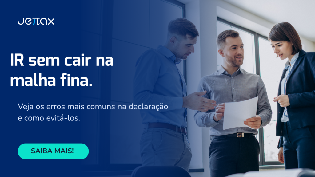 Banner Jettax: IR na Malha Fina