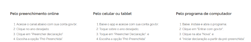 Passo a passo para usar a declaração pré-preenchida do IR 2026.